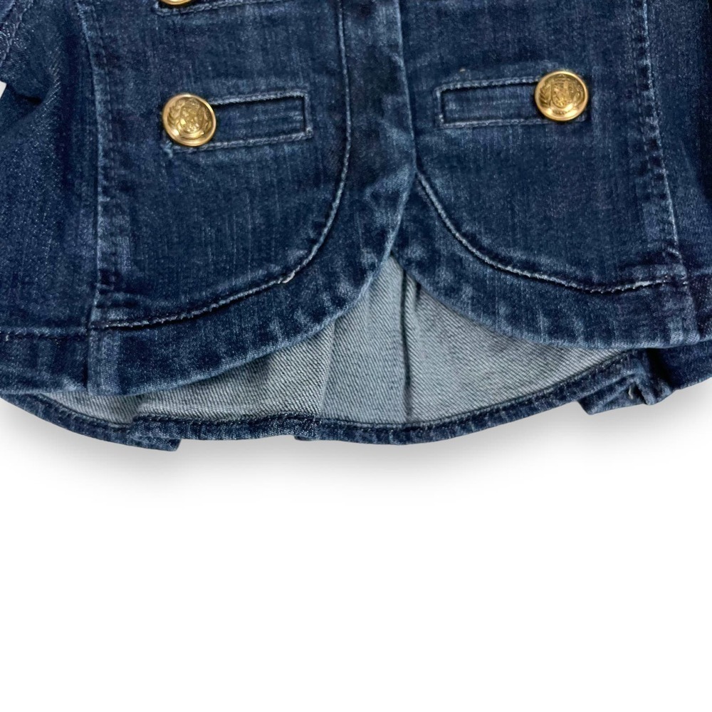 Baby Gap 1989 Dark Wash Denim Jean Jacket 12-18 Months - Picture 3 of 7